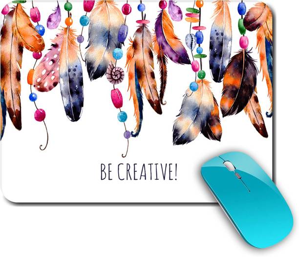 whats your kick Dream Catcher | Quotes | Art | Drawing | Stylish | Printed Mouse Pad/Designer Waterproof Coating Gaming Mouse Pad For Computer/Laptop (Multi17) Non Slip Base Mousepad