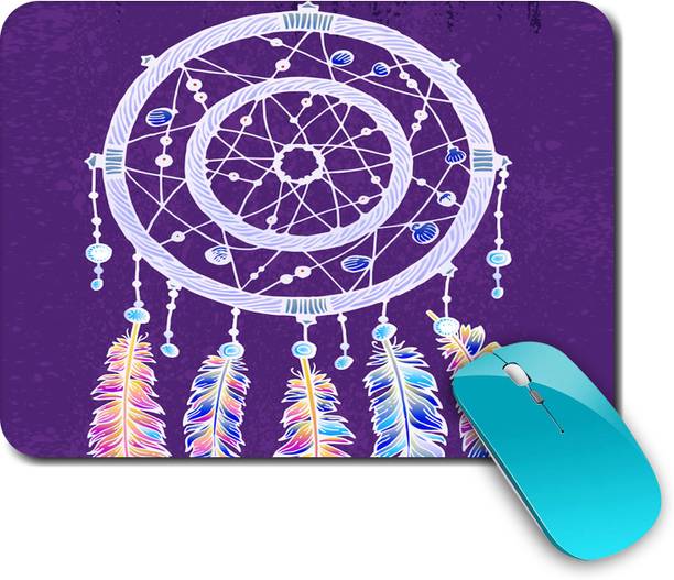 whats your kick Dream Catcher | Quotes | Art | Drawing | Stylish | Printed Mouse Pad/Designer Waterproof Coating Gaming Mouse Pad For Computer/Laptop (Multi7) Non Slip Base Mousepad