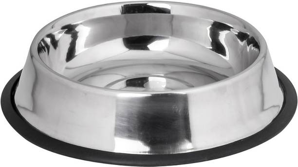 CIBO High Quality Stainless Steel Dog Bowl for Adult Dog Round Steel Pet Bowl