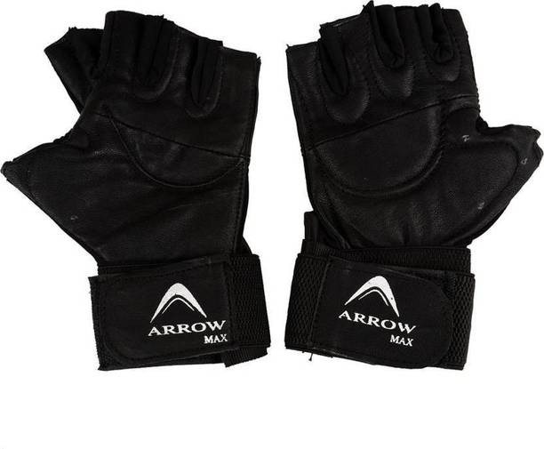 ArrowMax basic leather gym and sports gloves Gym & Fitness Gloves