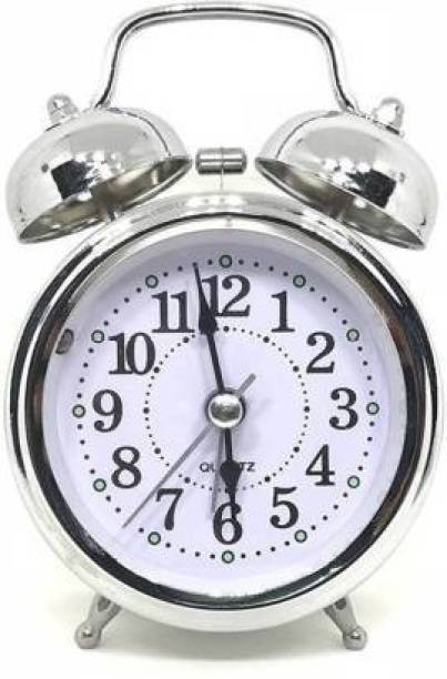 kb trade Analog Silver Clock