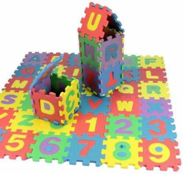 Boan Boan C 36 Pieces Alphabet Floor mats for Kids, Puzzle Foam Mat for Children Above 2 Years (36 Pieces) | Ultimate Birthday Gift & Learning Toy for Kids, Children. Baby Boy & Girl