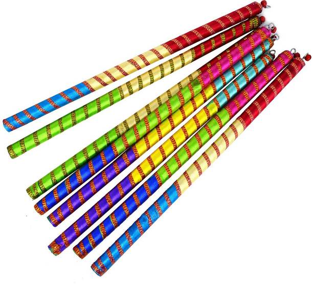ME&YOU Beautiful Dandiya Sticks on Navratri Celebrations Dandia Sticks