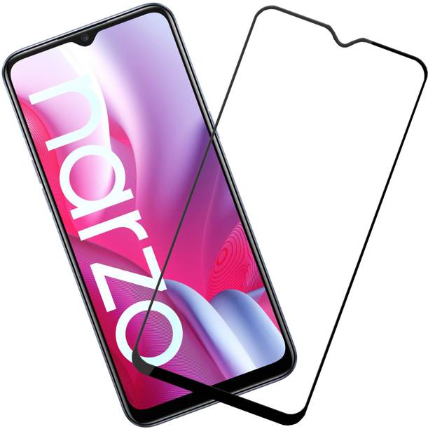 XRENGTH Edge To Edge Tempered Glass for Realme Narzo 20a