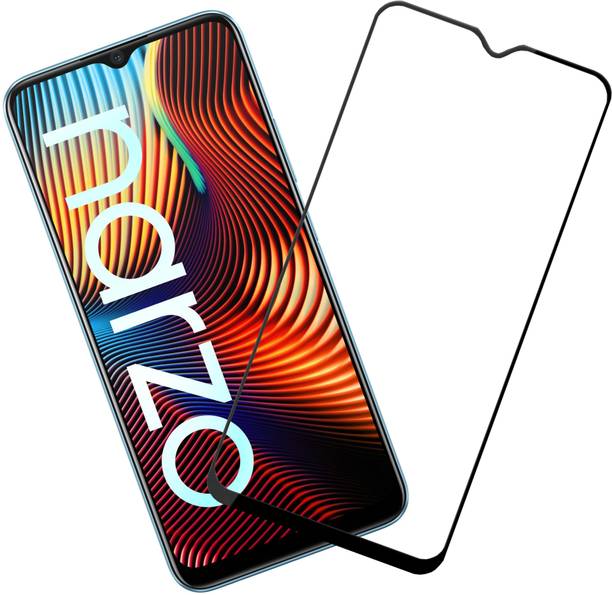 XRENGTH Edge To Edge Tempered Glass for Realme Narzo 20