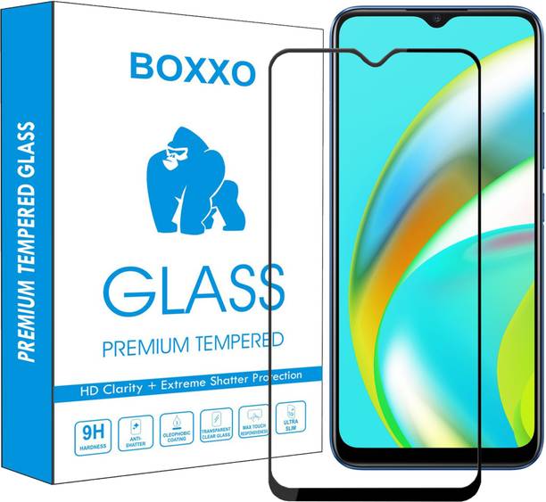 Boxxo Edge To Edge Tempered Glass for Realme C11 2021