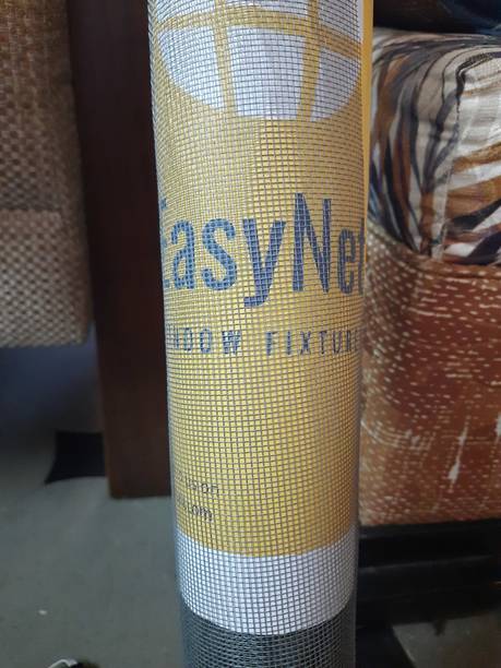 Easynet Fibre Adults Washable 5FT X 9 FT 120GSM PVC coated FibreGlass mosquito mesh with Velcro Mosquito Net