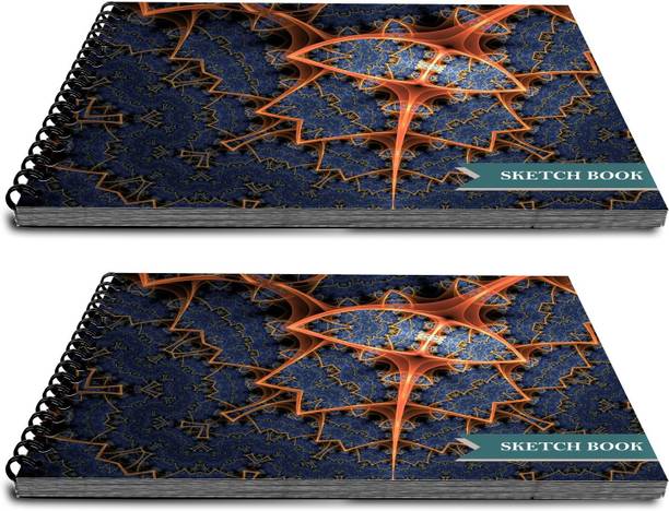 VenTechno Designer Sketch Book / Drawing Book Wiro Bound 9 x 12 inches 100 Pages (50 Sheet) - bcom044 Sketch Pad