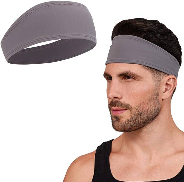 Bismaadh Mens Headband - Running Sweat Head Bands for Sports - Athletic Sweatbands for Workout/Exercise, Tennis & Football - Ultimate Performance Stretch & Moisture Wicking Head Band