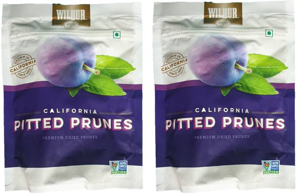Wilbur California Premium Pitted Prunes, 500g( Pack of 2) Prunes