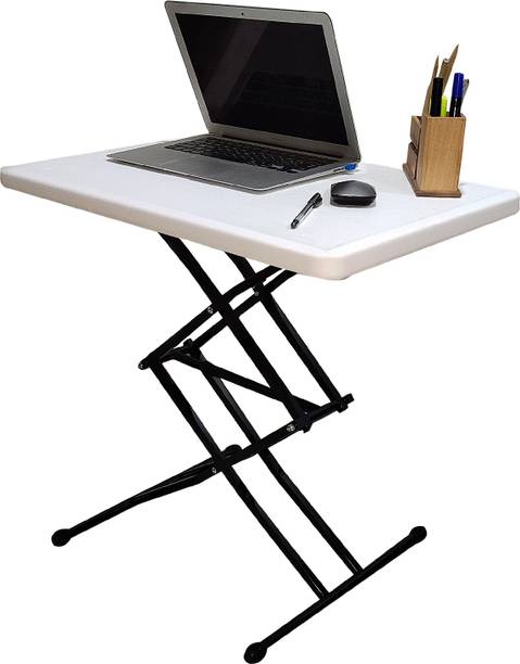 KRIJEN SIzzie Height Adjustable Plastic Study Table