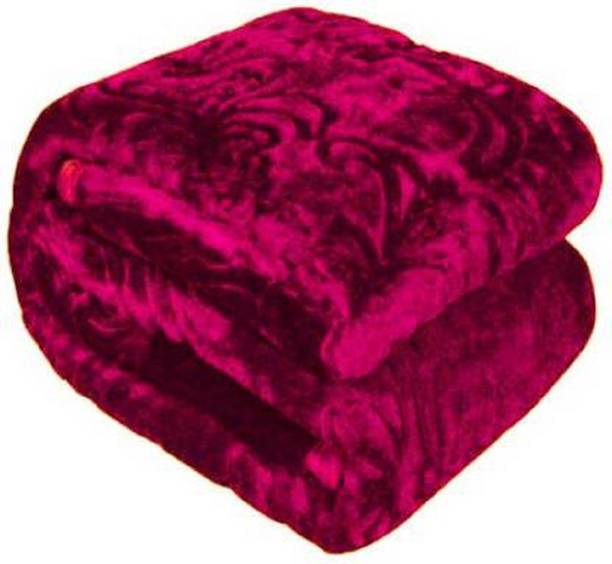 AUBORON Damask Double Woollen Blanket for  Heavy Winter