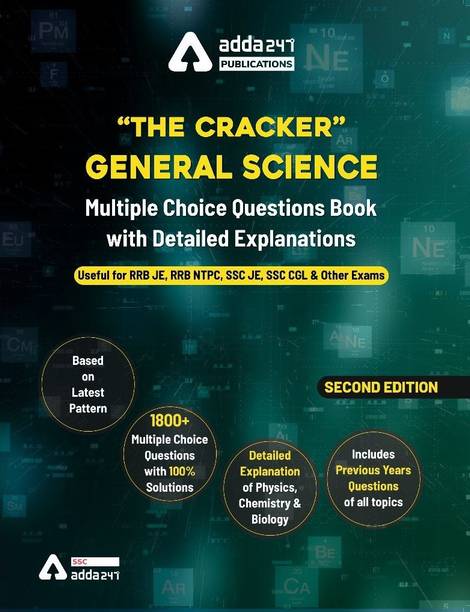 The Cracker General Science MCQ Book for RRB JE, NTPC, SSC and other Exams English Printed Edition