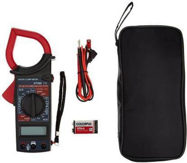 Gadariya King DT266 Digital clamp meter with LCD display for AC/DC current voltage measurement Digital Multimeter (2000 Counts) Digital Multimeter