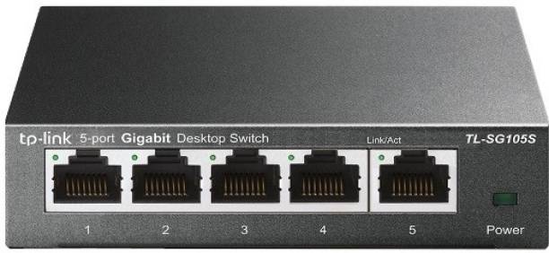 TP-Link TL-SG105S Network 5-Port 10/100/1000Mbps Desktop Switch