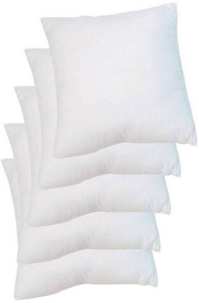 Panipat Texo Fab Polyester Fibre Solid Cushion Pack of 5