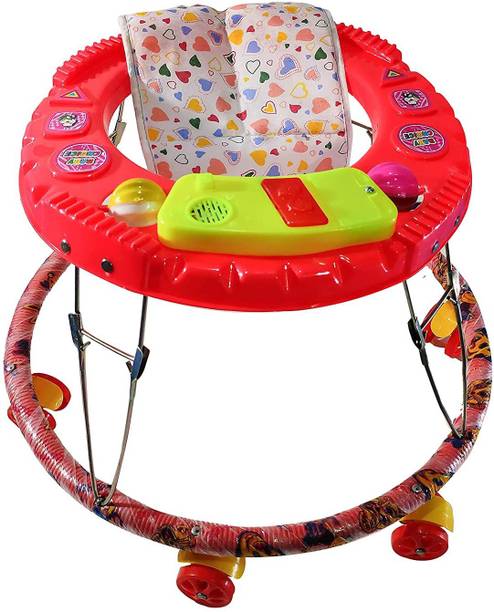 SALEGROW Musical Activity Walker With Parent Rod