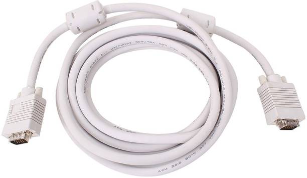 Fedus VGA Cable 5 m TV-out Cable Male to Male VGA Cable For Connecting Laptop PC to Monitor