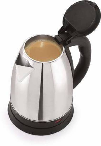 WHOLESALE BAY Stainless Steel Electric Kettle | Auto Shut Off Multipurpose | Extra Large Cattle Electric with Handle Hot Water Tea Coffee Maker Water Boiler, Boiling Milk (2 Litre) Electric Kettle Electric Kettle