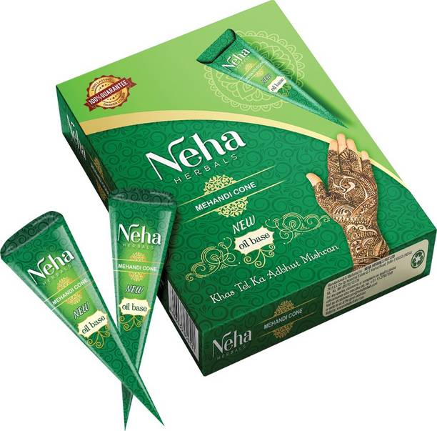 Neha Herbals Neha Mehandi Cone Natural Mehendi