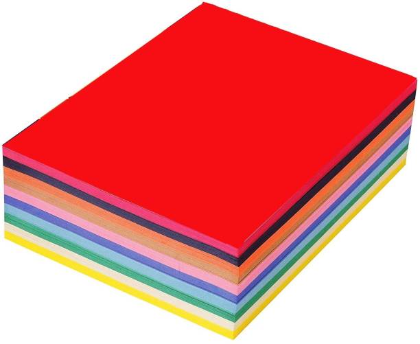 OFIXO 100Pcs/set Colorful DIY Handmade Paper Rectangle Cutting Die Papers Decorative Craft Books Ad Decoration Party Wedding Decors PLAIN A4 80 gsm, 70 gsm Coloured Paper