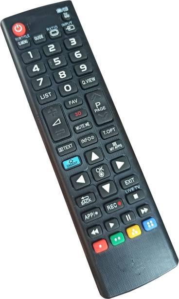 Axelleindia Combo of Compatible 3D LED/LCD TV Remote with Smart Button with 2AAA Duracell Battery For LG TV Remote Controller