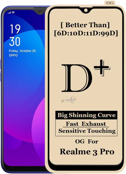 Gorilaorginal Edge To Edge Tempered Glass for ; REALME 3 PRO