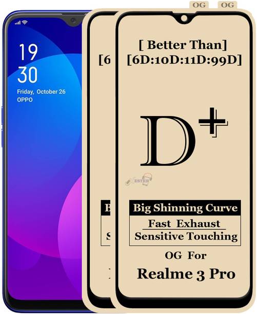 Xester Edge To Edge Tempered Glass for REALME 3 PRO