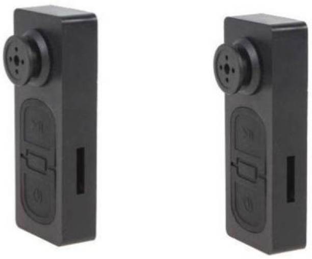 PAROXYSM Hidden Spy Button Set of 2 Camera for Video &amp; Photo Recording -Black Spy Camera