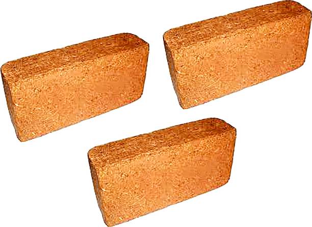 RG DECOR COCOPEAT 3 Bricks ( coirpith or coco fibre) for kitchen and terrace gardening Manure Manure