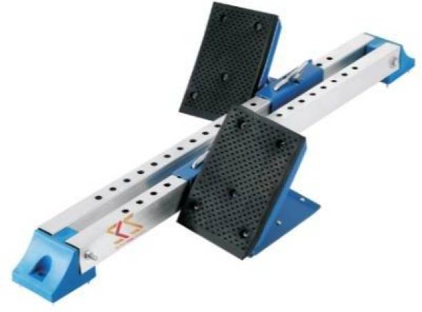 Super king sports Athletic Starting Block - Royal with 75 mm Chrome Plated Steel Channel, Adjustable Rubber Mounted Pedals for Track (with Bag) Indoor and Outdoor Aluminium Starting Block