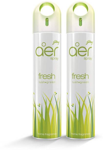 Godrej Fresh Lush Green Car Freshener Spray Air Spray Fresh 240ml ( Pack of 2 )