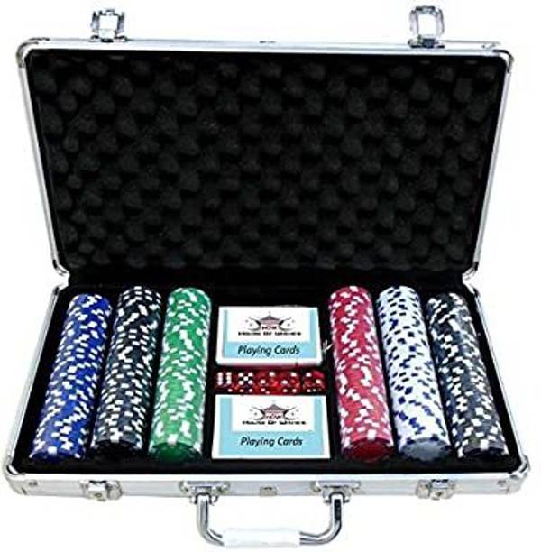 HOW(House Of Wishes) Professional Poker-Chips Set 300 (Aluminium CASE Safe Pack)