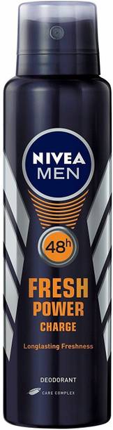 NIVEA Fresh Power Charge Body Spray Deodorant Spray  -  For Men