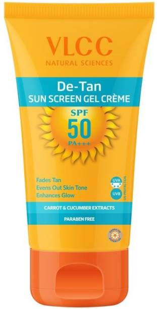 VLCC De Tan Sunscreen Gel Creme - SPF 50 PA+++