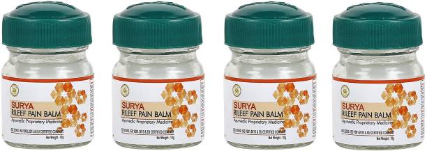 HerbRoot Rileef Pain Balm (10 g) (Pack of 4)