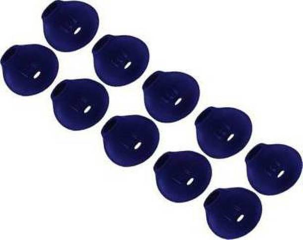 BBS TECH ( 10 PCS ) Blue level u soft ear buds,soft silicone eartips,ear buds cover In The Ear Headphone Cushion In The Ear Headphone Cushion (Pack of 10, Blue) Silicone replacement In The Ear Headphone Cushion