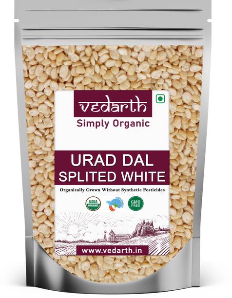 Vedarth Organic White Urad Dal (Split)