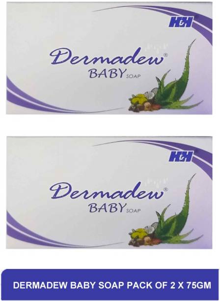 Dermadew Baby soap - pack of 2 x 75gm