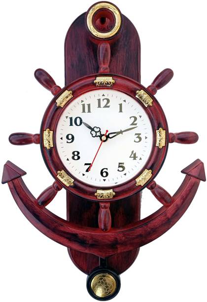 GrabBasket Analog 38 cm X 26 cm Wall Clock
