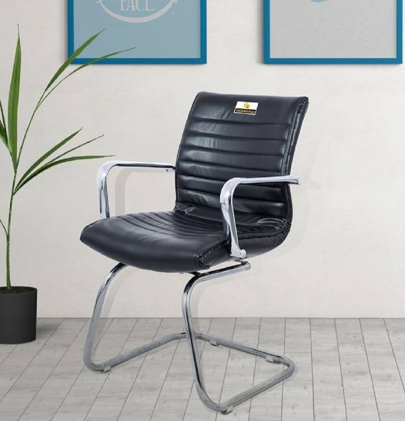 Smilemindia Leather Office Visitor Chair