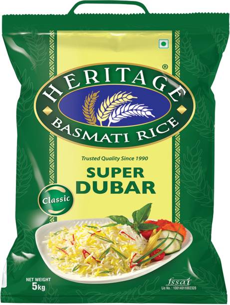 Heritage Super Dubar Basmati Rice (Medium Grain)