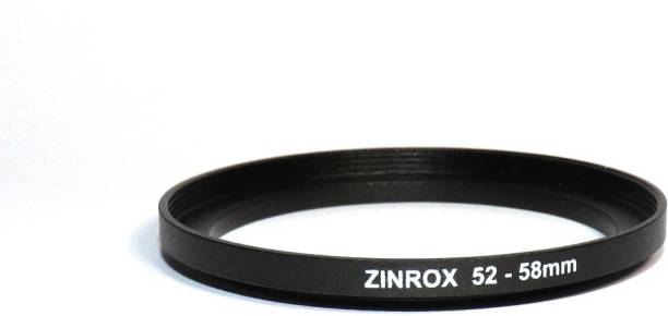 ZINROX Step Up Lens Filter Adapter Ring - Set of 1 piece - Allows You to Fit Larger Size Lens Filters on a Lens with a Smaller Diameter - Size : 52-58mm Step Up Ring