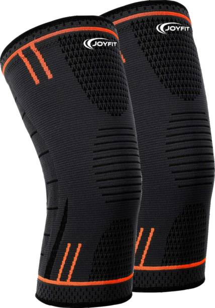 Joyfit 2 Pc. Knee Sleeves for Running, Badminton, Sports, and Gym for Versatile Knee Support