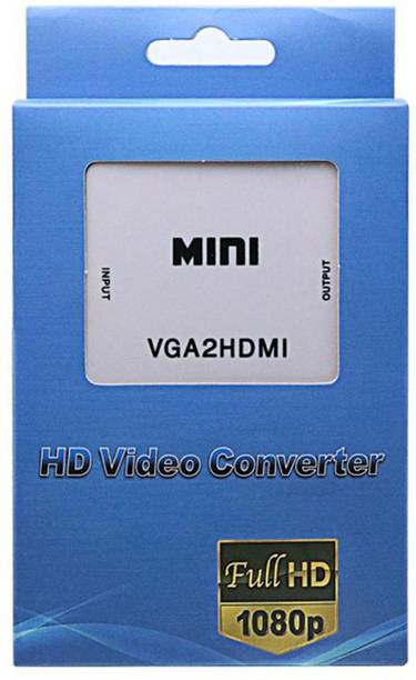 HL Technology  TV-out Cable VGA to HDMI Female To Vga Converter Adapter 1080P VGA2HDMI Converter With Audio