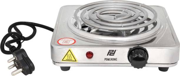 Poweronic Cooking Heater 1500 Watt with Thermostat G Coil Stove Hot Plate Induction Cooktop/Cookers/Electric Cooking Heater (Ivory) Electric Cooking Heater