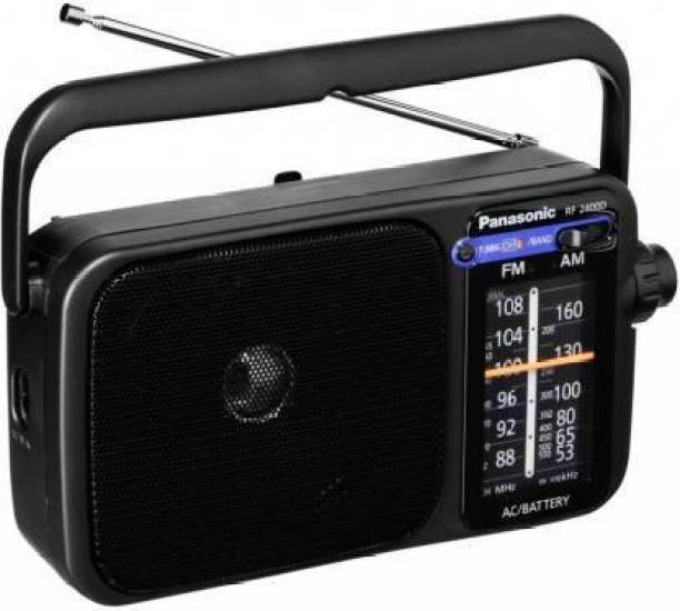 Panasonic RF-2400D AM / FM Radio (Black) FM Radio