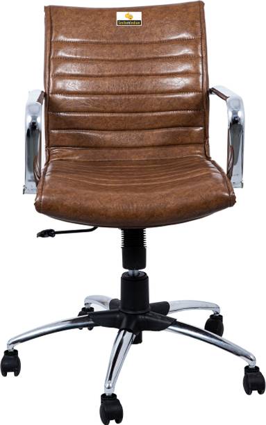 Smilemindia Leather Office Visitor Chair