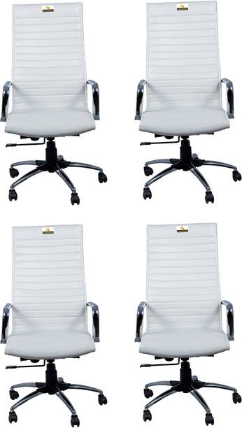 Smilemindia Leather Office Visitor Chair