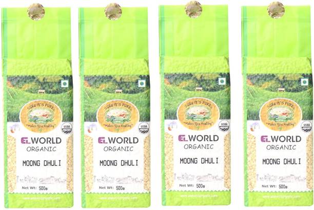 ELWORLD Organic Moong Dal (Split/Chilka)